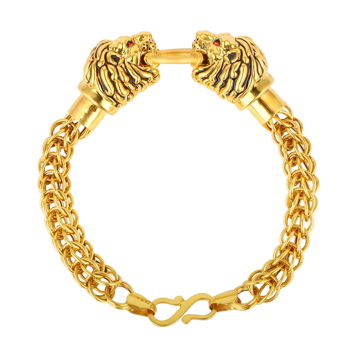 Buy 22Kt Gold Casting Men Fancy Bracelet 165VG2985 Online from Vaibhav  Jewellers