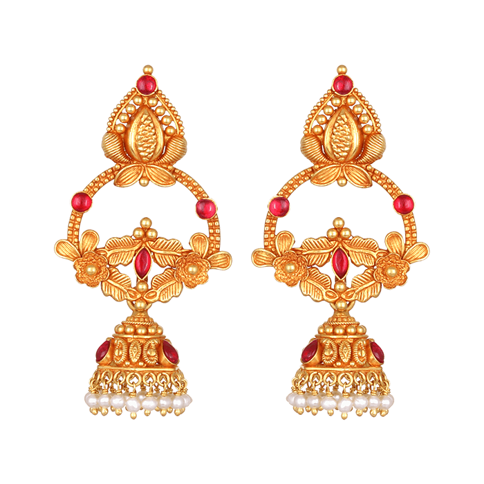 Lakshmi Medium Size Jhumka Earrings