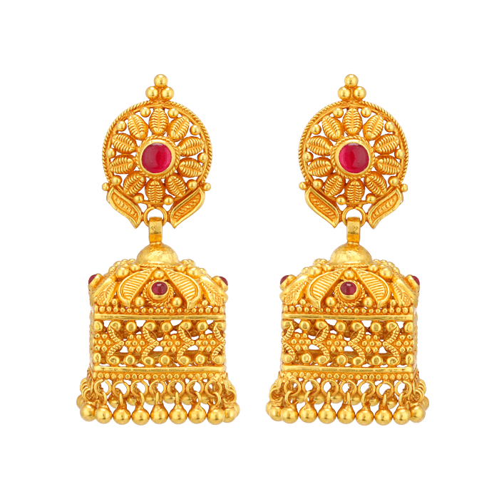 Jhalak Diamond Earrings-Candere by Kalyan Jewellers