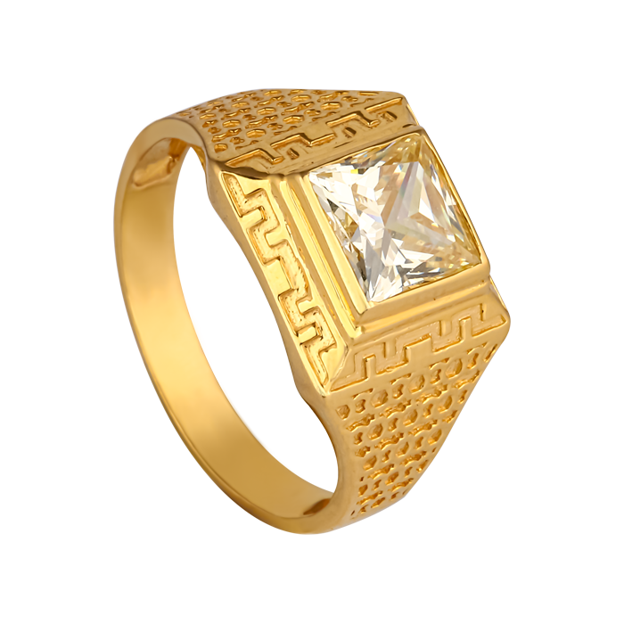 Shop Jewellery Online - Vance Diamond Gents Ring In Gold