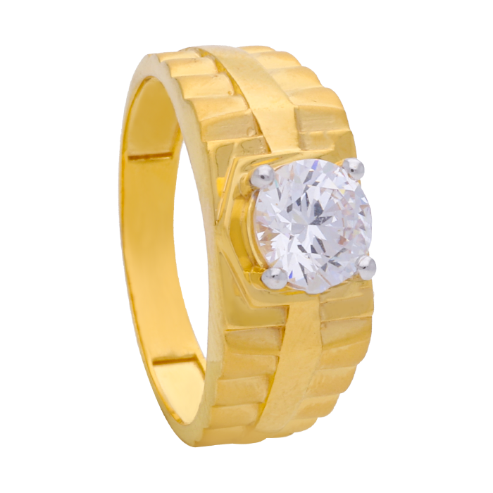 KATARINA Diamond Solitaire Mens Ring in 10K Rose Gold (1 cttw, J-K, SI2-I1)  (Size-7)|Amazon.com
