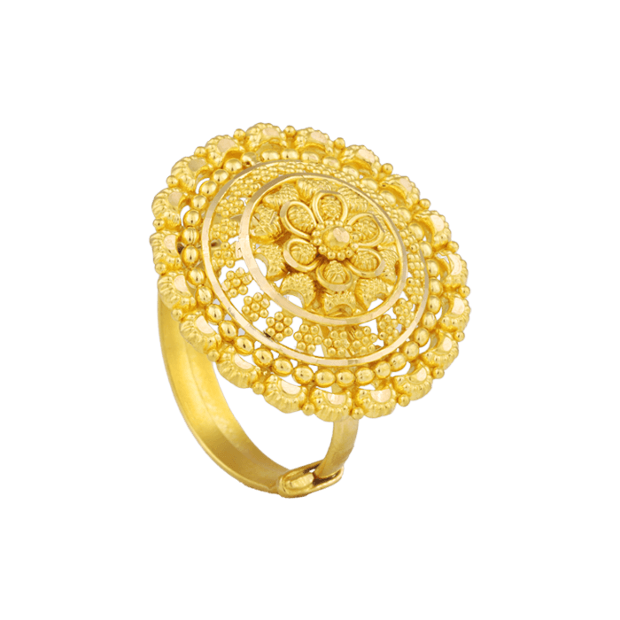 9ct Yellow Gold 4mm Heavy D Shape Ring | H.Samuel